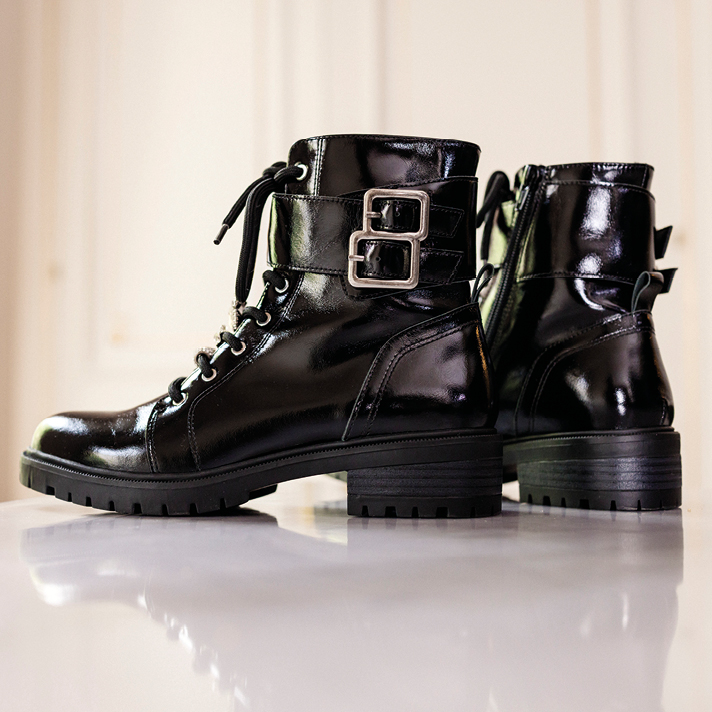 Bottines Rangie verni