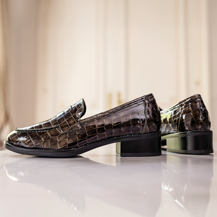 Mocassins Thelma vert