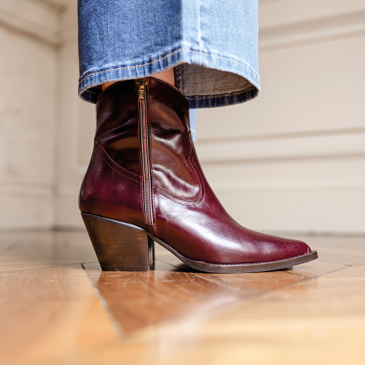 Boots Flo Bordeaux