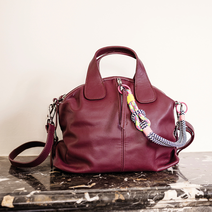Sac Kelly bordeaux