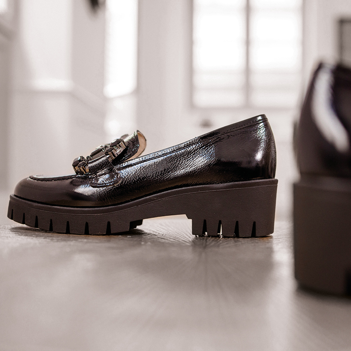 Mocassins Justine verni