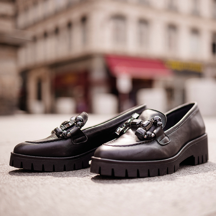 Mocassins Justine noir
