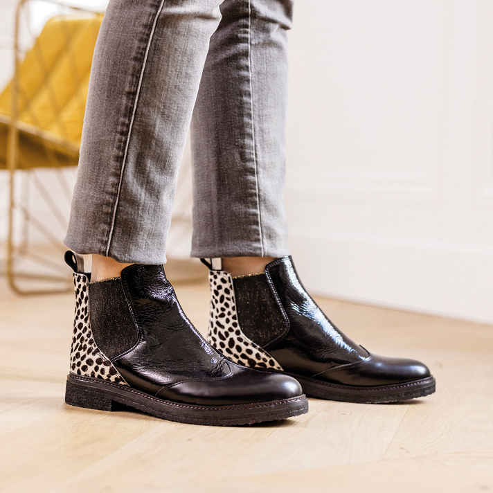 Boots Lisy noir