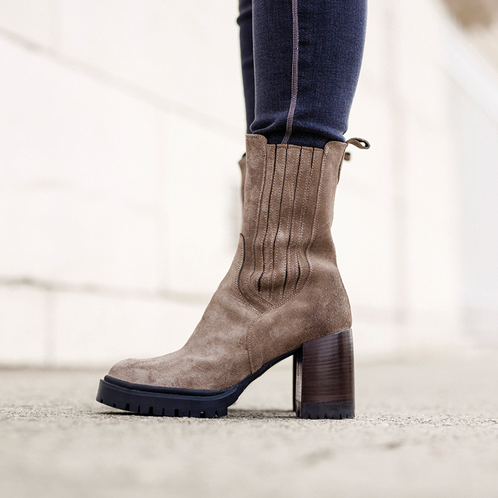 Boots Maé Nubuck taupe