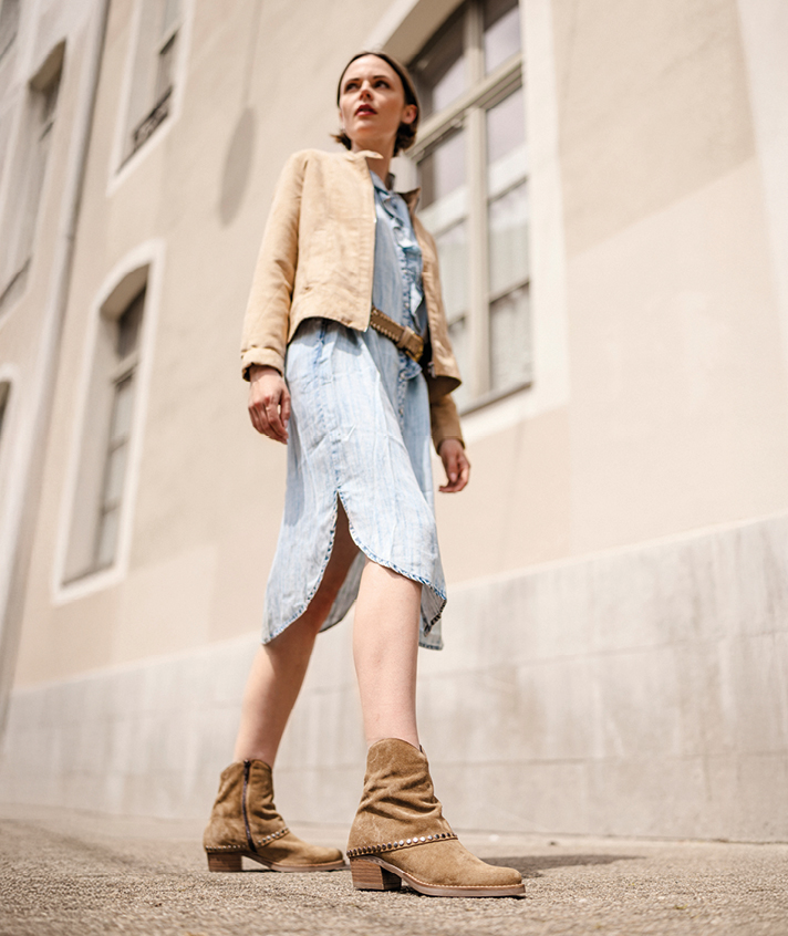 Boots Rachel nubuck taupe