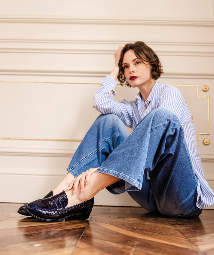 Mocassins Thelma bleu