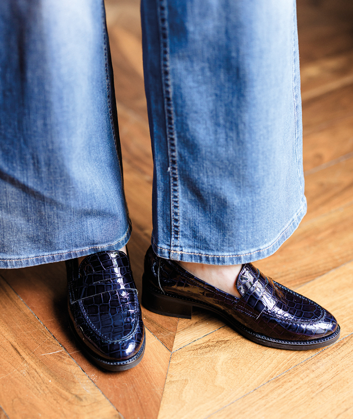 Mocassins Thelma bleu