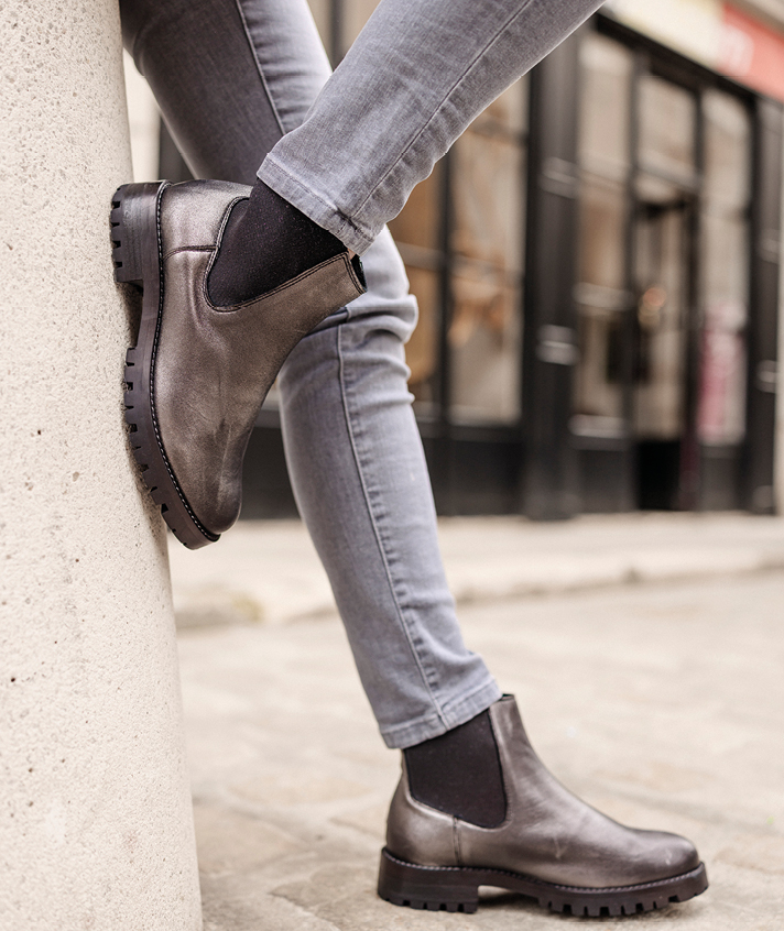 Boots Angie argent
