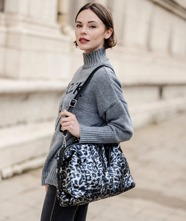 Sac Emily Léop Argent