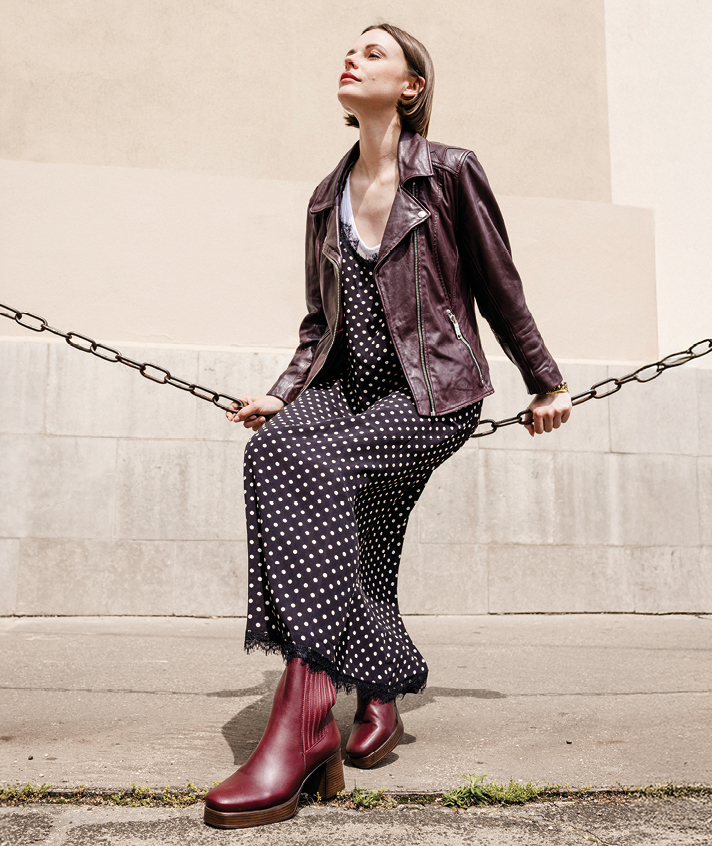 Boots Audrey Bordeaux