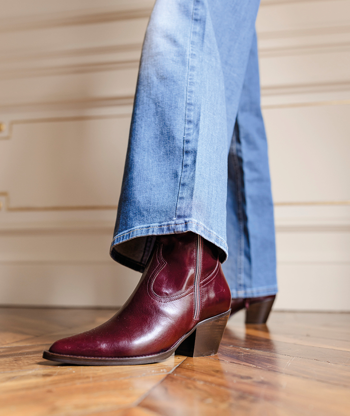 Boots Flo Bordeaux