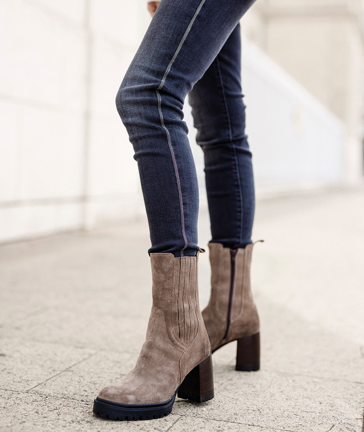 Boots Maé Nubuck taupe